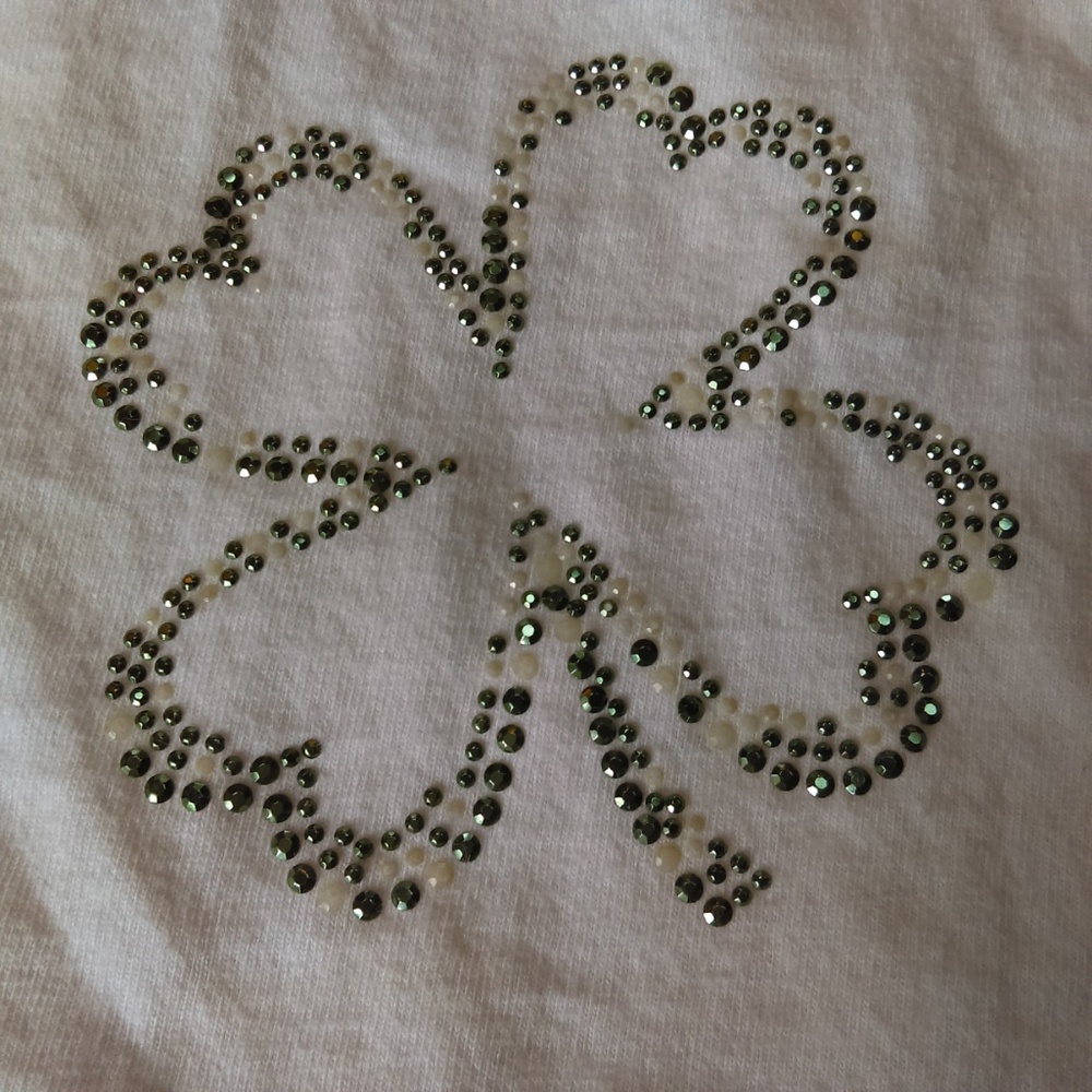 Happy St. Patrick's Day!  Clover sequin t shirt